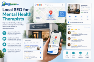 Local SEO for Mental Health Therapists using Google Business Profile and Google Maps to attract nearby clients.