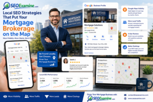 Google Business Profile optimization for local mortgage broker SEO.