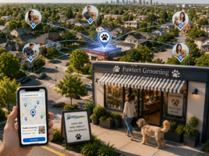 Local SEO helping a pet grooming business attract nearby customers and appointments