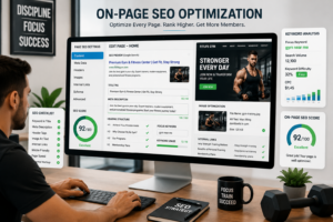 On-page SEO optimization for a fitness gym website