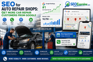 SEO for Auto Repair Shops helping a local auto repair business rank higher on Google and generate more customer appointments.