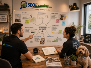 SEOExamine developing a complete SEO strategy to grow a pet grooming business online