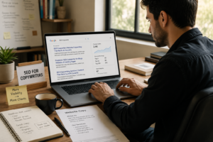 SEO for copywriters helping writing professionals attract clients through Google
